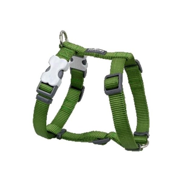 Red Dingo Red Dingo DH-ZZ-GR-LG Dog Harness Classic Green; Large DH-ZZ-GR-LG